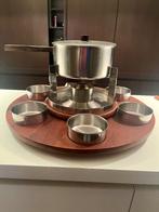 Stelton Fondue set Jacobsen/Holmblad, Antiquités & Art, Art | Objets design, Enlèvement ou Envoi
