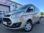 Transit Custom 2.2tdci DubbelCabine 2xschuifdeur 1Eigenaar, Autos, Achat, Entreprise, Boîte manuelle, 2500 kg