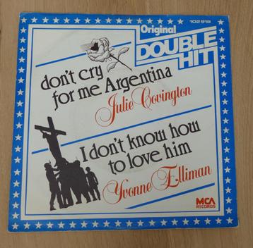 7"  Julie Covington ‎– Don't Cry For Me Argentina