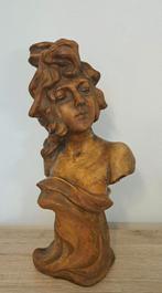 Antique buste femme Art Nouveau Salomé terre cuite, Enlèvement