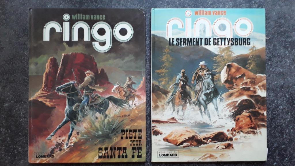 2 BD Ringo (Gettysburg et Santa Fe) de William Vance, Plusieurs BD, Enlèvement ou Envoi, Comme neuf, Vance & Albert