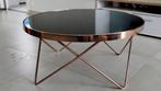 Salontafel te koop. Het glas heeft twee zijden (glad en mat), Ophalen, Rond, 50 tot 100 cm, 75 cm of meer