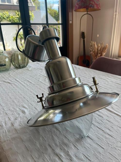 Hanglamp vintage visserslamp, Huis en Inrichting, Lampen | Hanglampen, Nieuw, Minder dan 50 cm, Ophalen