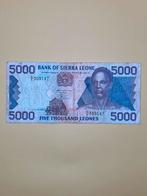 SIERRA LEONE 5000 LEONES 1993, Ophalen of Verzenden