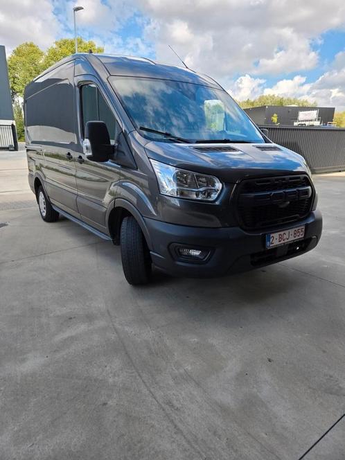 Ford Transit  L2H2 2021 BTW-Wagen, Auto's, Bestelwagens en Lichte vracht, Bedrijf, Apple Carplay, Trekhaak, Ford, Diesel, Euro 6