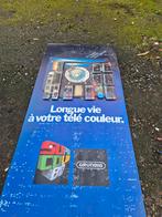 Vintage très grande publicité en relief pour le tv grundig, Enlèvement, Comme neuf, Panneau publicitaire