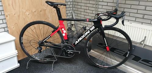 Argon 18 Nitrogen, Ultegra, Carbon Wielen, Quarq pwr meter!, Fietsen en Brommers, Fietsen | Racefietsen, Zo goed als nieuw, Carbon