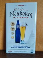 Belle plaque en métal NEUBOURG PILSNER ., Enlèvement ou Envoi