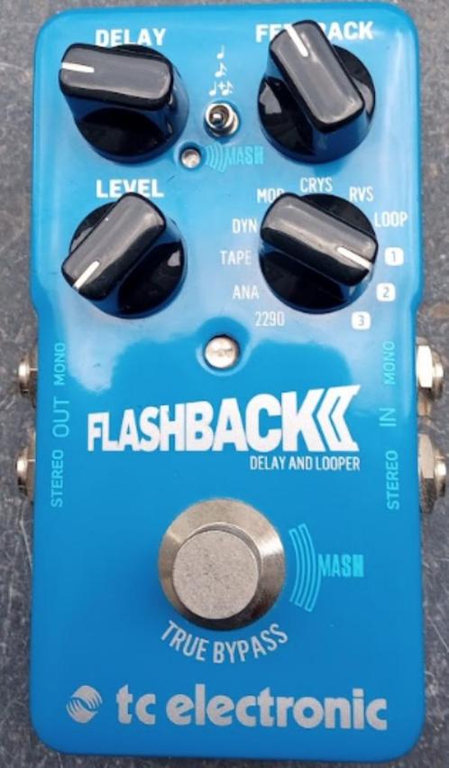 TC Electronic FlashBack 2 stereo8xdelay,looper,exp,Toneprint, Muziek en Instrumenten, Effecten, Zo goed als nieuw, Chorus, Delay of Echo