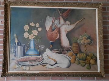 groot schilderij oud, Ophalen