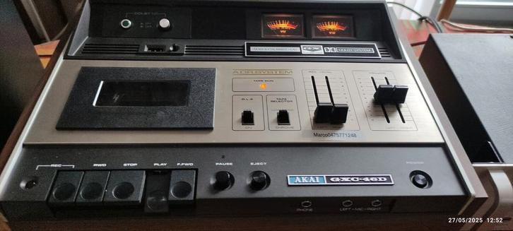 AKAI DECK K7 GXC-46D, Audio, Tv en Foto, Cassettedecks, Akai, Ophalen