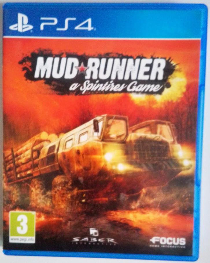 Mud runner (comme neuf), Games en Spelcomputers, Games | Sony PlayStation 4, Zo goed als nieuw, Simulatie, Ophalen of Verzenden