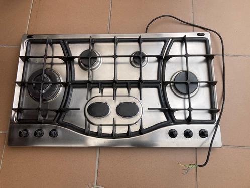 Taque de cuison au gaz, Elektronische apparatuur, Kookplaten, Gebruikt, Inbouw, Gas, 5 kookzones of meer, Ophalen