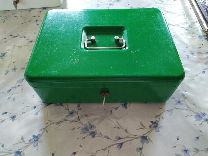 grote metalen geldkoffer zonder inleg, Diversen, Overige Diversen, Gebruikt, Ophalen