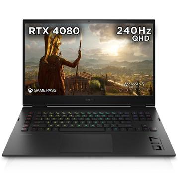 Ordinateur portable de jeu HP pour femmes 17 pouces RTX 4080, 32 GB, Comme neuf, Enlèvement, Gaming