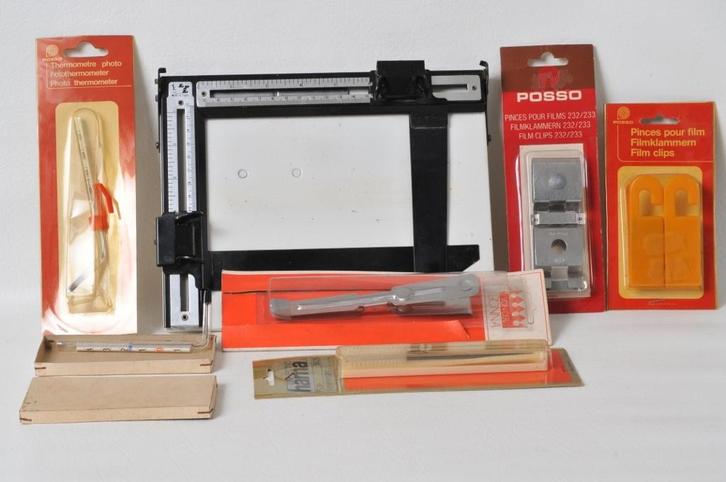 Objectif d'agrandisseur + matériel chambre noire, TV, Hi-fi & Vidéo, Photo | Matériel chambre noire, Comme neuf, Accessoires pour chambre noire