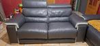 Salon pur cuir, Maison & Meubles, Enlèvement, Utilisé, Cuir