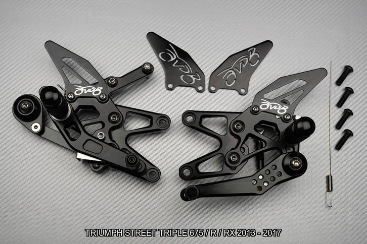 Commandes Reculées TRIUMPH STREET TRIPLE 675 R RX 2013 2017, Motos, Accessoires | Autre, Neuf, Enlèvement ou Envoi