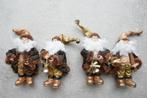 4 kerstmannetjes (prijs voor de 4), Ophalen of Verzenden, Gebruikt