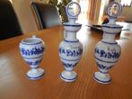 3 antieke porseleinen bakjes met een hoogte van 19 cm, Ophalen of Verzenden, Gebruikt, Porselein, Kom(men)