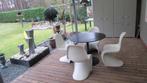 Design woonkamer tafel naar tijdloos Tulip ontwerp.Top staat, Huis en Inrichting, 50 tot 100 cm, Rond, Design, Metaal