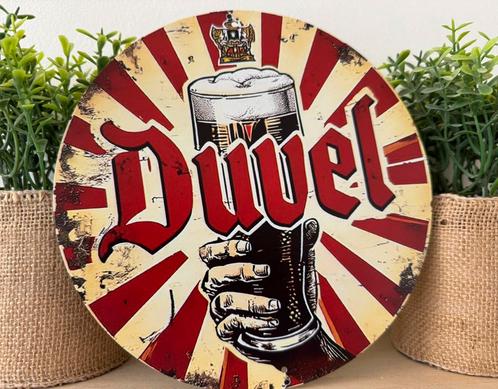 Metalen reclamebord Duvel, Verzamelen, Biermerken, Nieuw, Reclamebord, Plaat of Schild, Duvel, Ophalen of Verzenden