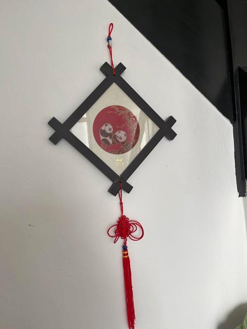 Chinese wanddecoratie – Panda’s, Huis en Inrichting, Woonaccessoires | Wanddecoraties, Zo goed als nieuw, Ophalen