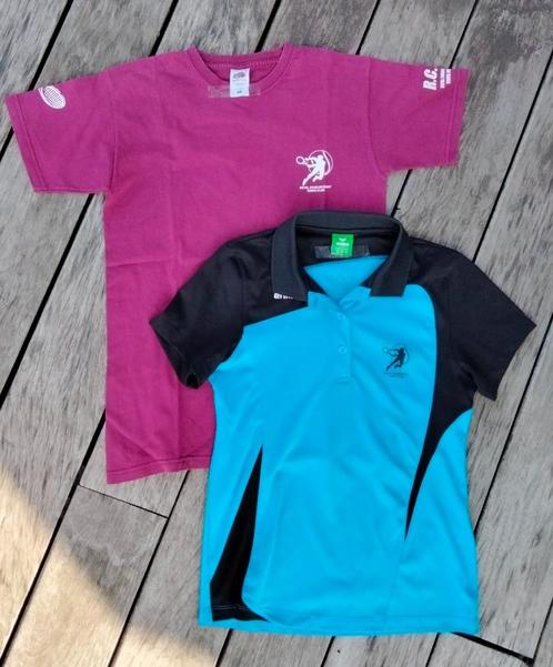 VEEL 2 dames TENNIS poloshirts maat S, Kleding | Dames, T-shirts, Gedragen, Maat 36 (S), Blauw, Ophalen of Verzenden