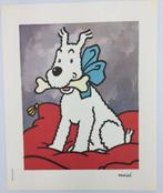 Tintin - 1966 Sérigraphies/Lithographies Aquarel, Antiquités & Art, Art | Lithographies & Sérigraphies, Enlèvement ou Envoi