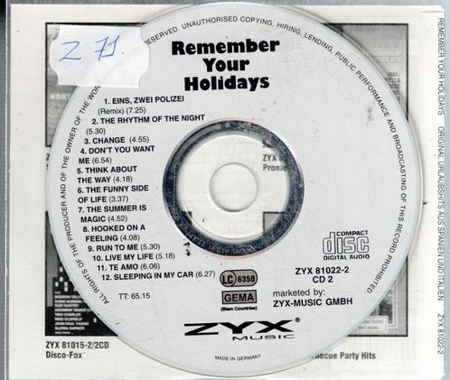 cd   /   Remember Your Holidays     (  cd 2 ), CD & DVD, CD | Autres CD, Enlèvement ou Envoi