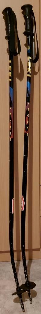 Vintage ski stokken LEKI Spyder T.S. 4.0, Gebruikt, Stokken, Ski, Ophalen