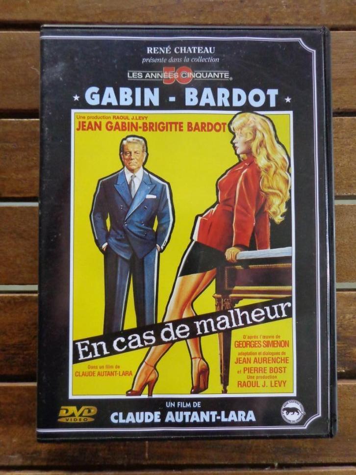 )))  En cas de Malheur  //  J. Gabin / B. Barbot  (((, CD & DVD, DVD | Drame, Comme neuf, Drame, Tous les âges, Enlèvement ou Envoi