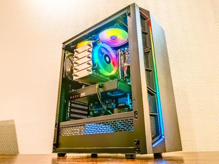 Ultieme i7 RGB Gaming pc!! Nieuw incl Garantie!!, Computers en Software, Desktop Pc's, Nieuw, 4 Ghz of meer, HDD, SSD, 16 GB, Met videokaart