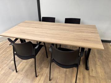 Vergadertafel Work 200 x 100 zwart beschikbaar voor biedingen