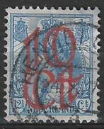 Nederland 1923 - Yvert 115 - Opdruk 10 c. op 12 1/2 c. (ST), Timbres & Monnaies, Timbres | Pays-Bas, Affranchi, Envoi