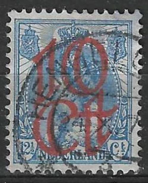 Nederland 1923 - Yvert 115 - Opdruk 10 c. op 12 1/2 c. (ST), Postzegels en Munten, Postzegels | Nederland, Gestempeld, Verzenden