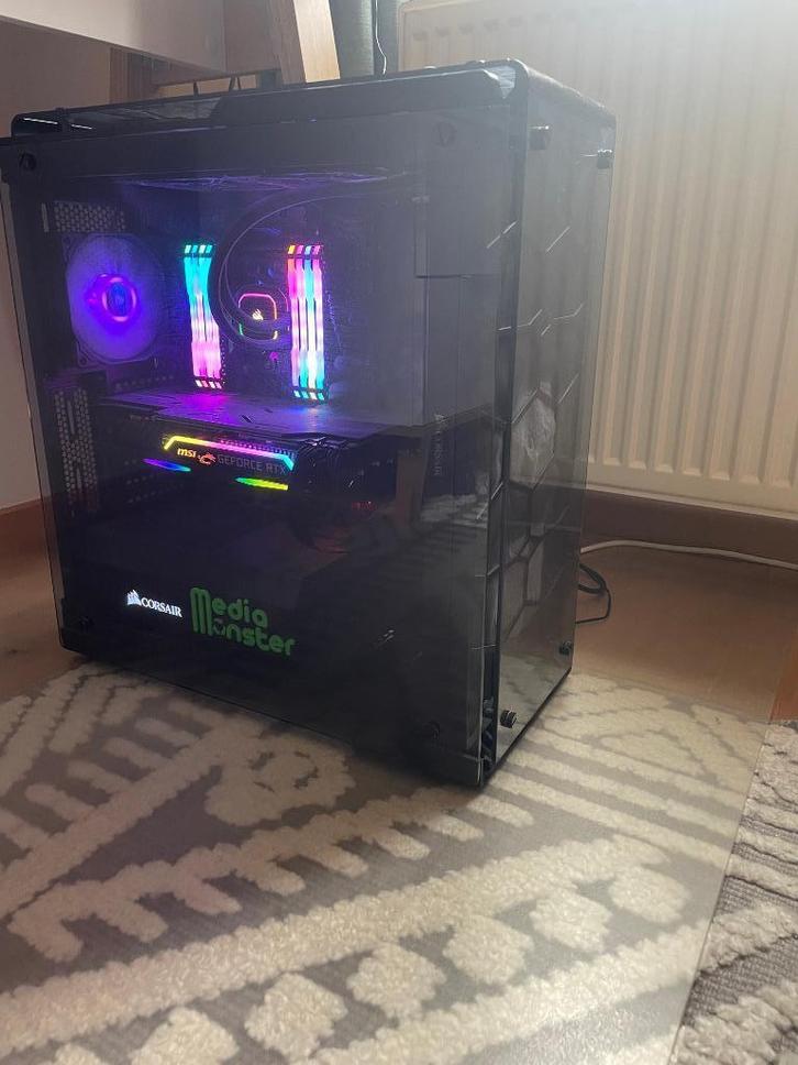 gaming PC AMD Ryzen Threadripper 3960X, 48 CPUs, Computers en Software, Desktop Pc's, SSD, 32 GB, Met videokaart, Gaming, Virtual Reality