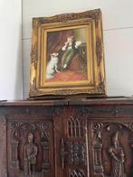 antiek schilderij gesigneerd, Antiek en Kunst, Kunst | Schilderijen | Klassiek, Ophalen of Verzenden