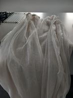 Glasgordijn gebroken wit, Maison & Meubles, Ameublement | Rideaux & Stores à lamelles, Comme neuf, 150 à 200 cm, Enlèvement, Blanc