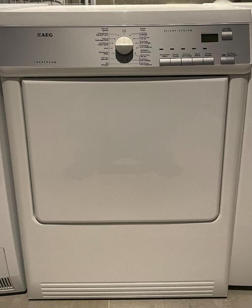 Droogkast AEG Lavatherm, Elektronische apparatuur, Droogkasten, Gebruikt, Condens, Voorlader, 6 tot 8 kg, 85 tot 90 cm, Wolprogramma