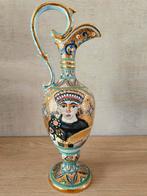 Prachtige vintage Italiaanse Gialletti Deruta vaas, Antiek en Kunst, Ophalen