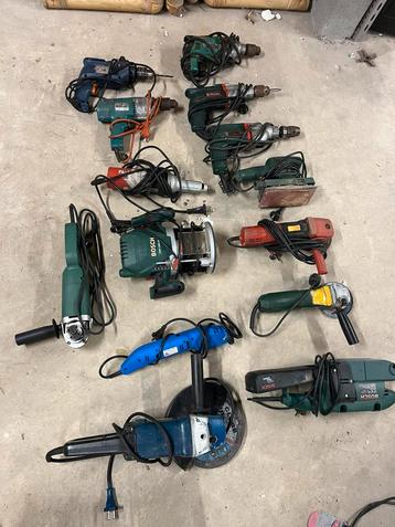 Lot werk machines. beschikbaar voor biedingen