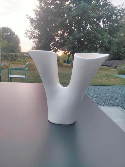 1950s vintage vaas keramiek Modernist Belgium, Antiek en Kunst, Kunst | Overige Kunst, Ophalen of Verzenden