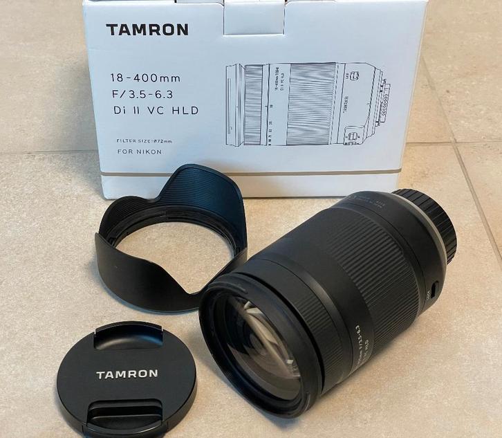 Tamron 18-400mm F/3.5-6.3 Di II VC HLD (Nikon F), TV, Hi-fi & Vidéo, Appareils photo numériques, Utilisé, Reflex miroir, Nikon