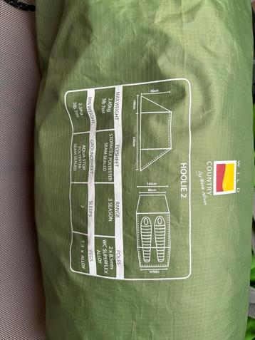 1x gebruikt Wild Country Hoolie 2 tent beschikbaar voor biedingen