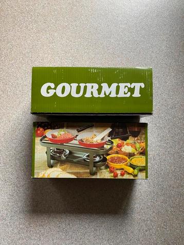 2x Gourmetset met 2 pannetjes beschikbaar voor biedingen