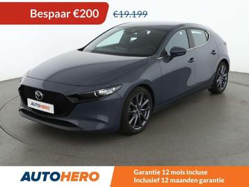 Mazda 3 2.0 Comfort (année de construction 2019), Autos, Argent ou Gris, Achat, Euro 6, Noir