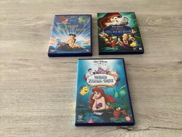Walt Disney Ariel de zeemeermin verschillende DVD'S  beschikbaar voor biedingen