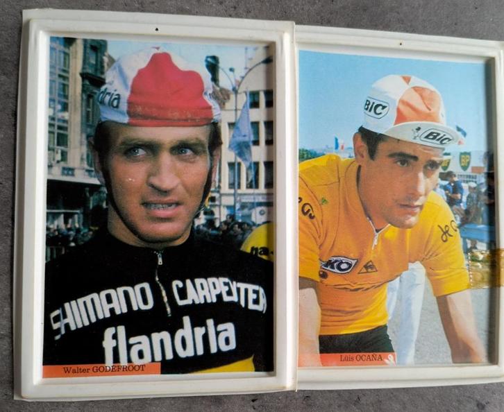 SAMO WIELRENNERS PLASTIC KAARTEN 2X GODEFROOT/OCANA, Hobby en Vrije tijd, Stickers en Plaatjes, Verzenden