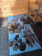 Gewichten en curl bars, Sport en Fitness, Ophalen, Gebruikt, Overige typen, Metaal